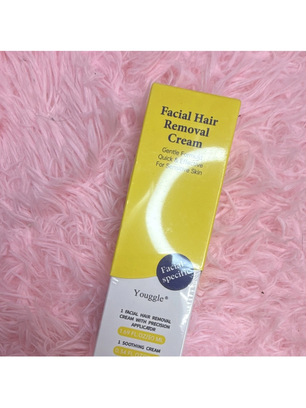 Facial Hair Removal Cream for Women — Yellow